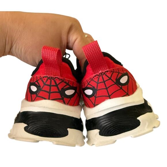 NWOT BRONAX Spider Man Inspired Slip On Lightweight Boys Sneakers-Size29 US 11.5 - Picture 3 of 8